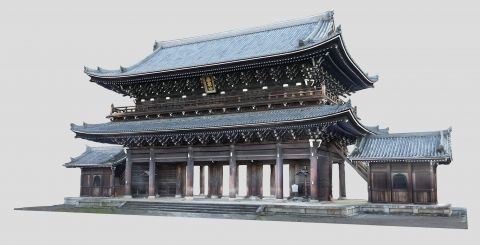 【バーチャルツアー】フォトグラメトリを活用した文化財のCG制作（知恩院三門）_株式会社ジェー・ピー・シー