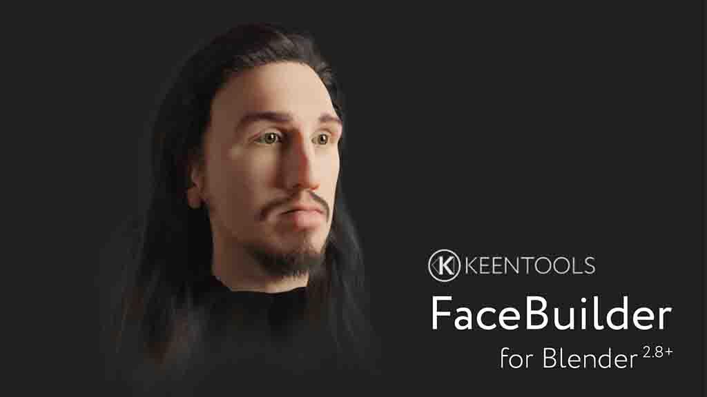 数枚の写真から人間の顔と頭の3Dモデルを作成できる「FaceBuilder」