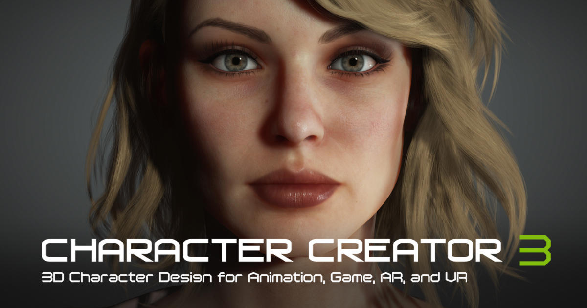 フォトリアルな 3D キャラが簡単に作成できる「Character Creator」